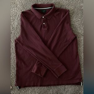 Men’s J. Crew Long Sleeve Polo